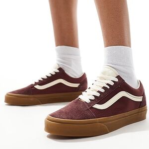 Vans Men's Burgundy Old skool shoes
